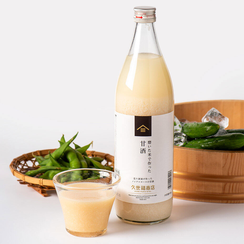磨いた米で作った甘酒